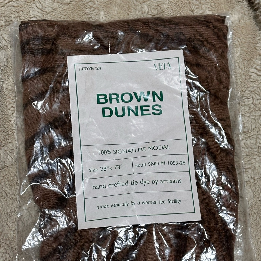 VELA Brown Dunes Tie-Dye Hijab